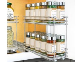 best pull out spice rack cabinet