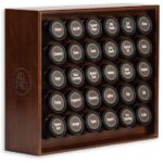 wooden wall mount spice rack