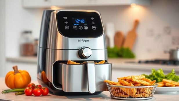 Use an Air Fryer for Healthy, Easy Cooking-Modern air fryer for healthy home cooking
