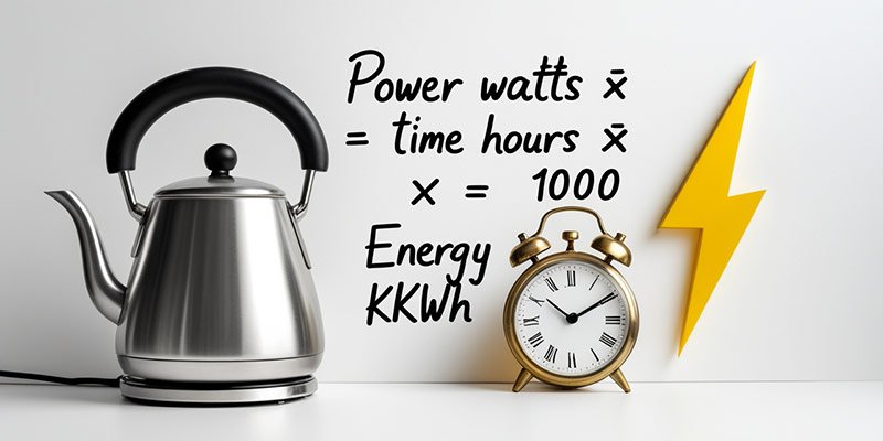 Electric kettle energy calculation formula