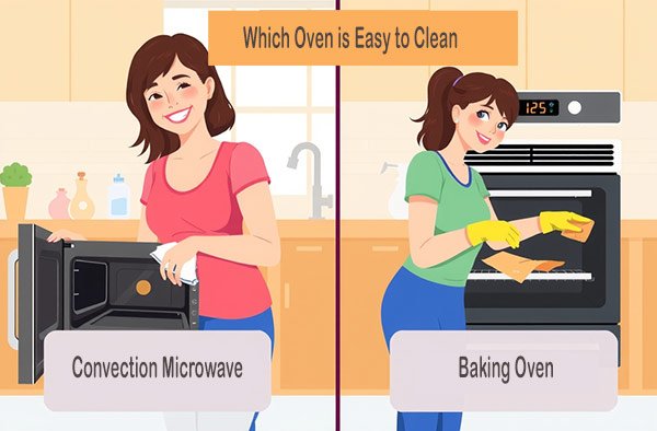 Cleaning the oven interior