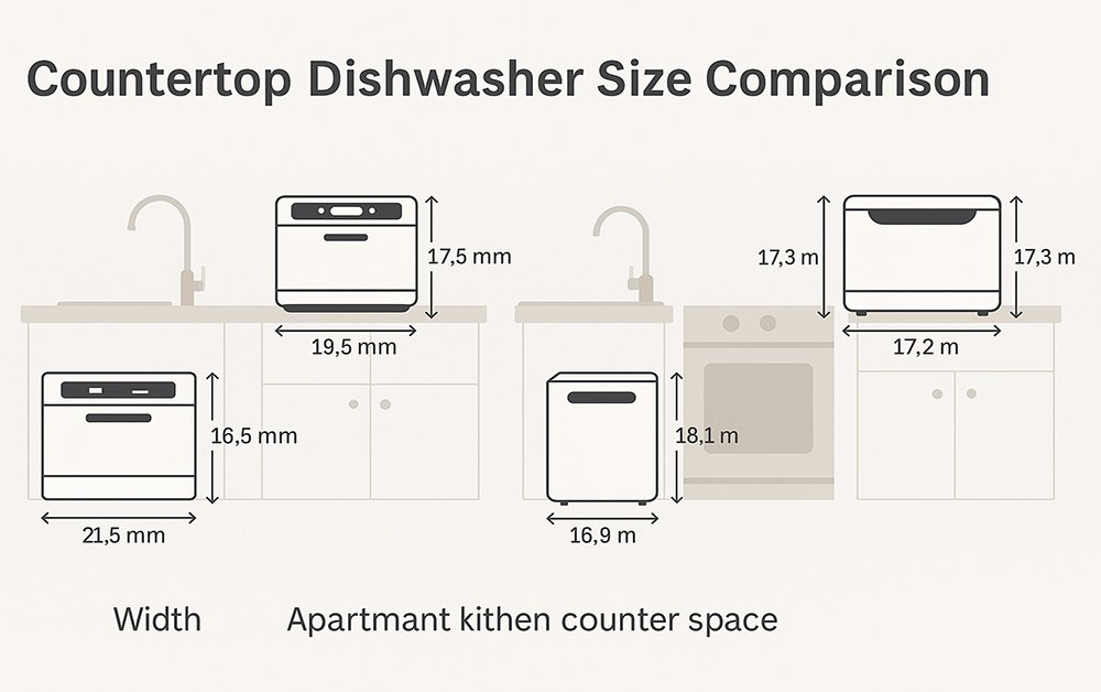 DISCOVER THE BEST COUNTERTOP DISHWASHER FOR APARTMENT LIVING