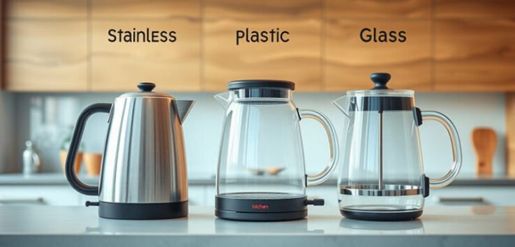 Stainless Steel vs Plastic vs Glass Kettle: Which Material Is Healthiest and Most Durable?