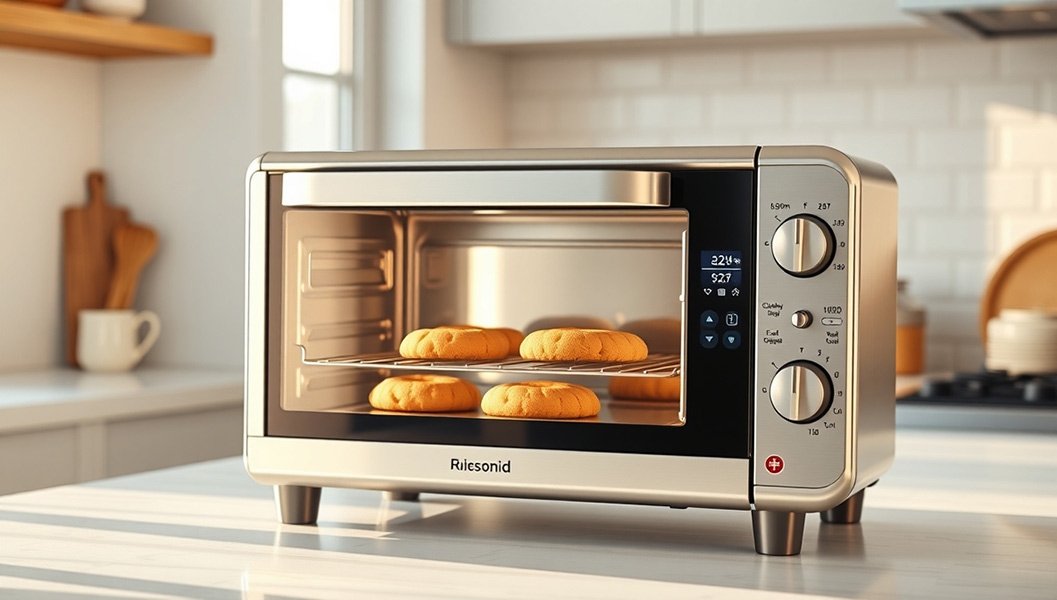 Baking cookies in a clean convection oven