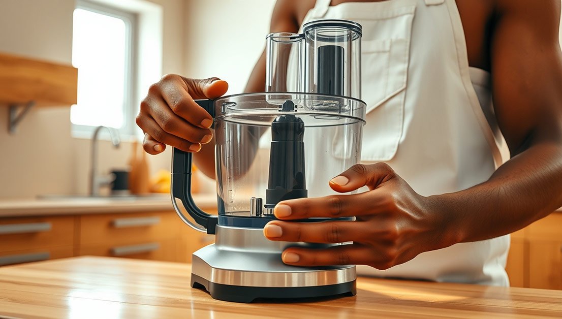 secure a food processor